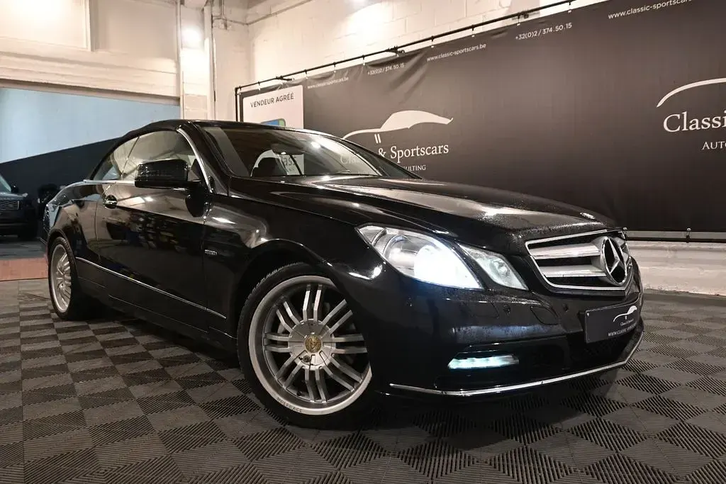 Brugt Mercedes E220 170 HK (125 kW) 2011 Sort Cabriolet