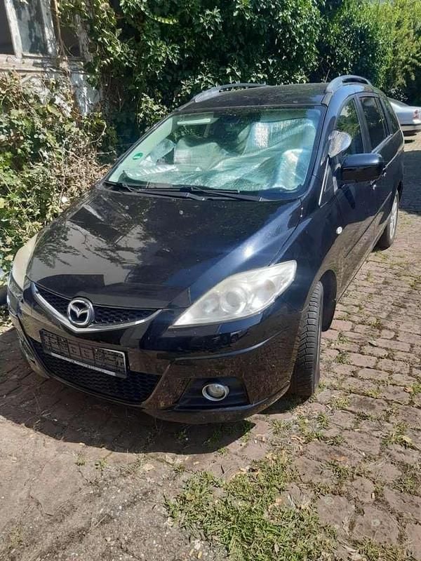 Blau Gebraucht 2008 Mazda 5 Comfort Van / Kleinbus | 990 € (Superpreis) - Bild 1/4