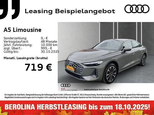 Grau Neu 2025 Audi A5 Sport Coupé | 59.887 € (Superpreis) - Bild 1/4
