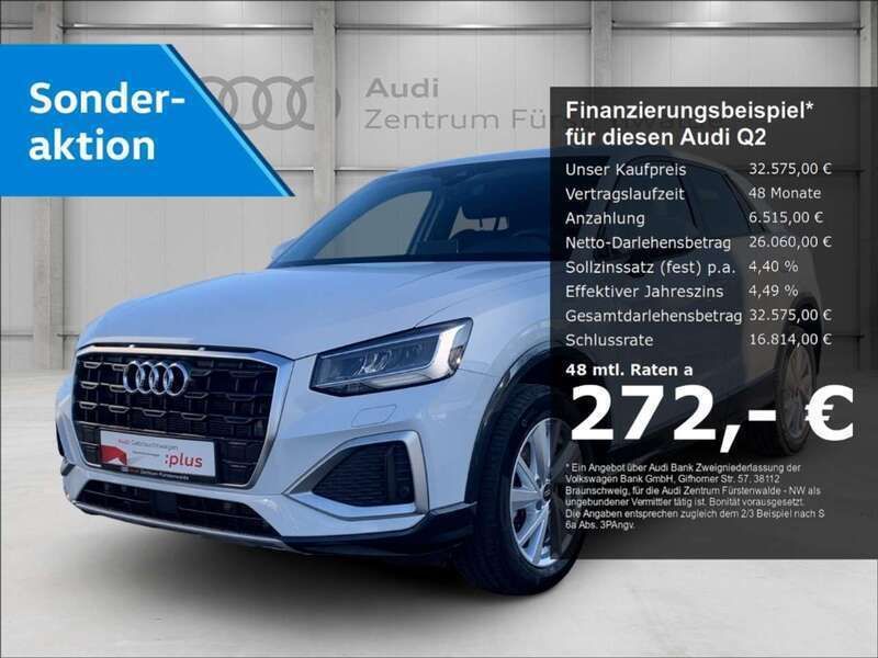 Weiss Gebraucht 2024 Audi Q2 Advanced SUV | 32.575 € (Fairer Preis) - Bild 1/4