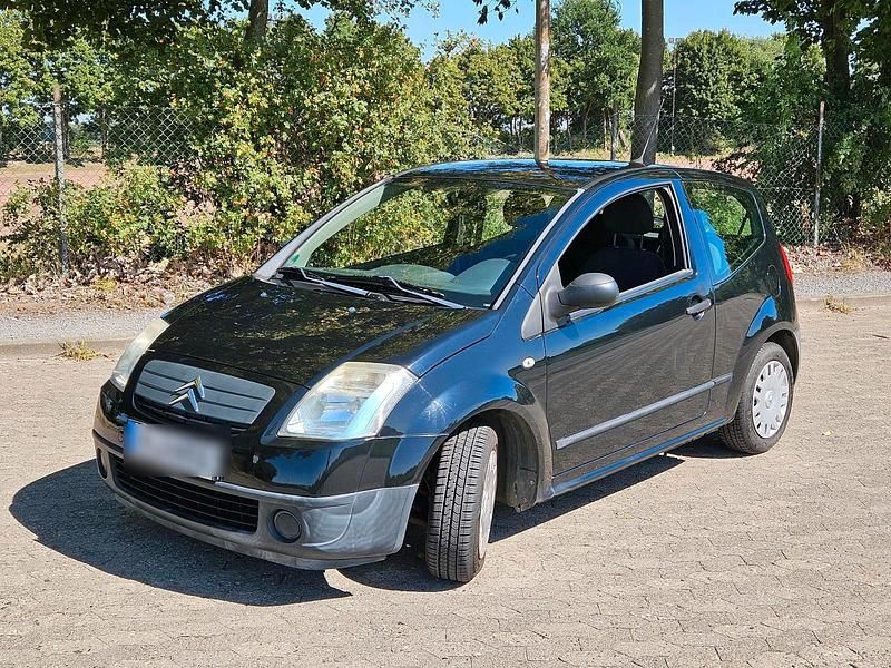 Schwarz Gebraucht 2008 Citroën C2 Kleinwagen | 1.555 € (Guter Preis) - Bild 1/4