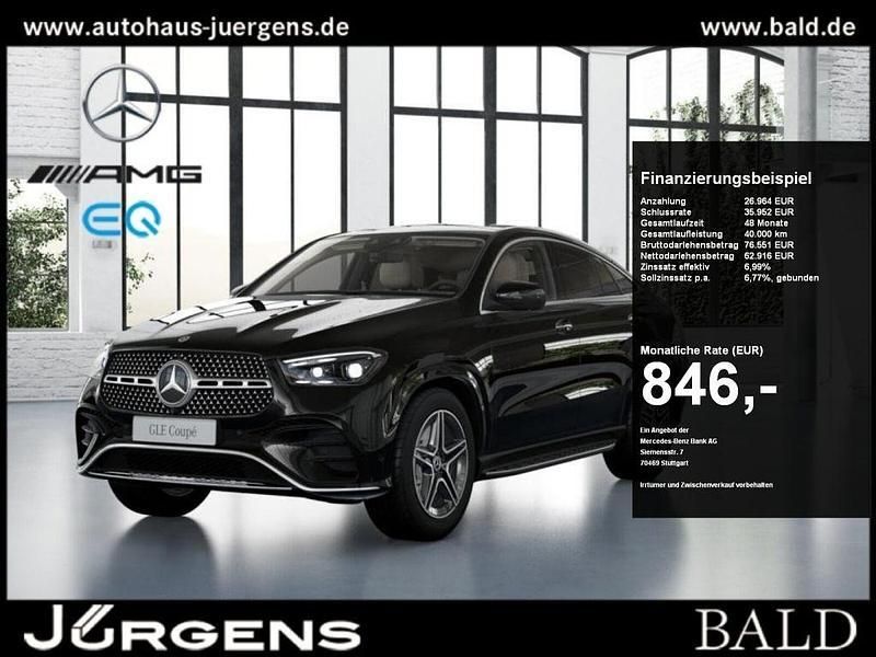 Metalliclack obsidianschwarz Gebraucht 2024 Mercedes GLE400 AMG Coupé | 89.880 € (Fairer Preis) - Bild 1/4