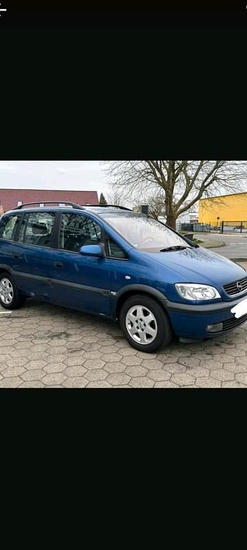 Gebraucht Opel Zafira Eco 101 PS (74 kW) 2001 Blau Van / Kleinbus