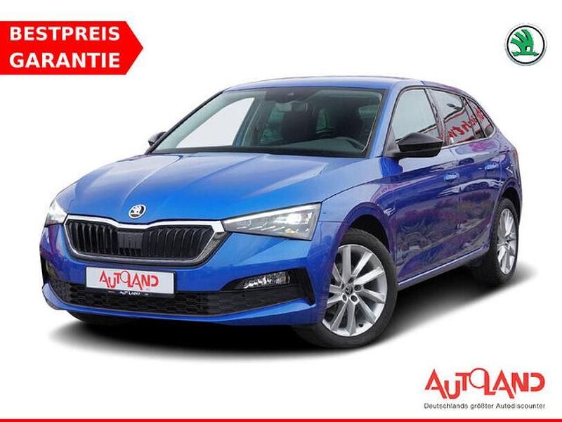 Blau Gebraucht 2019 Skoda Scala Ambition Kleinwagen | 18.950 € (Teuer) - Bild 1/4