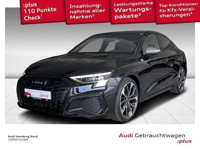 Mythosschwarz metallic Gebraucht 2024 Audi S3 Basis Limousine | 46.340 € (Teuer) - Bild 1/3