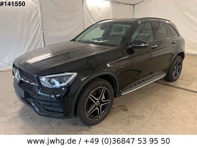 Black metallic Gebraucht 2021 Mercedes GLC300e AMG line SUV | 34.950 € (Fairer Preis) - Bild 1/4