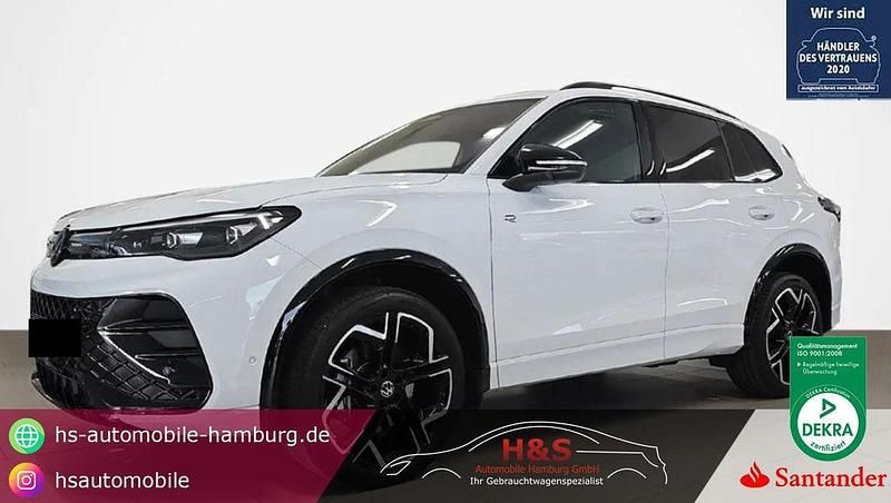 Pure white Gebraucht 2025 VW Tiguan R-line SUV | 43.800 € (Superpreis) - Bild 1/4