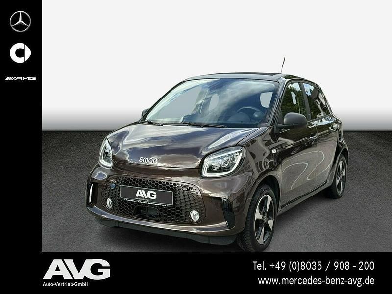 Braun Gebraucht 2021 Smart ForFour Electric Drive Exclusive Limousine | 12.800 € (Fairer Preis) - Bild 1/4