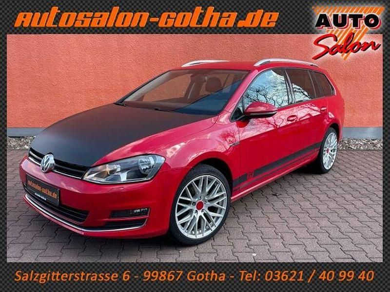Gebraucht VW Golf VII LOUNGE 110 PS (80 kW) 2015 Rot Kombi