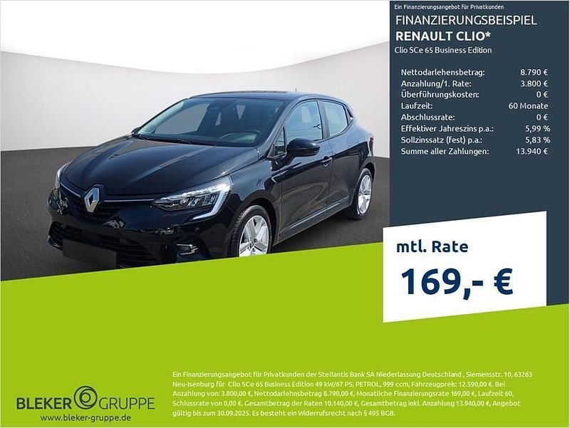 Sternenschwarz Gebraucht 2022 Renault Clio V Business Limousine | 12.590 € (Guter Preis) - Bild 1/3
