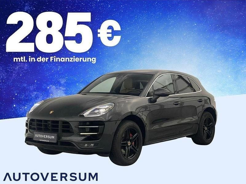 Metallic / grau / schwarz Gebraucht 2017 Porsche Macan Turbo Chrono SUV | 36.885 € - Bild 1/3