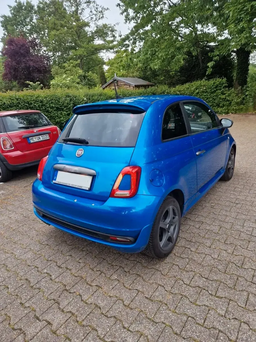Gebraucht Fiat 500 Lounge 69 PS (50 kW) 2019 Blau Kleinwagen