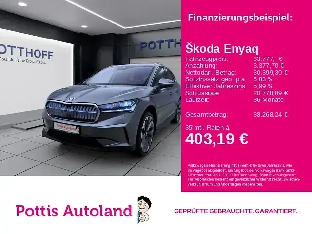 Gebraucht Skoda Enyaq iV ecoSuite 150 kW (204 PS) 2022 SUV