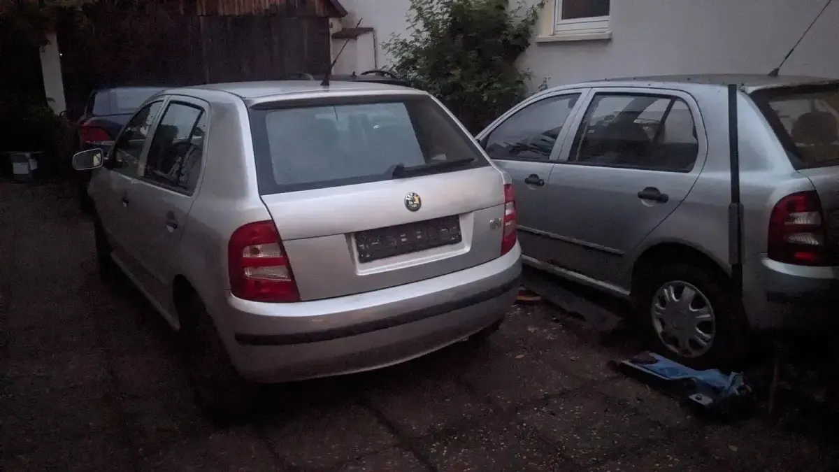Second-hand Skoda Fabia 75 CP (55 kW) 2003 Argintiu Hatchback