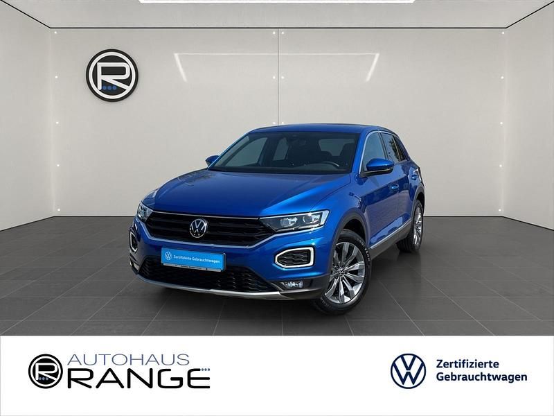 Blau Gebraucht 2022 VW T-Roc Sport SUV | 23.980 € (Fairer Preis) - Bild 1/4