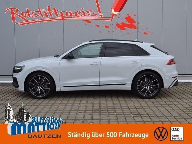 Gletscherweiß metallic (metallic) Gebraucht 2020 Audi SQ8 Advanced Plus SUV | 79.788 € (Teuer) - Bild 1/4