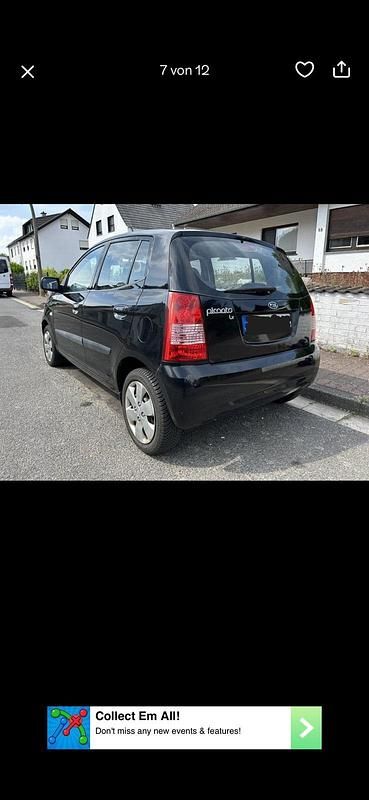 Gebraucht Kia Picanto 65 PS (47 kW) 2005 Schwarz Kleinwagen