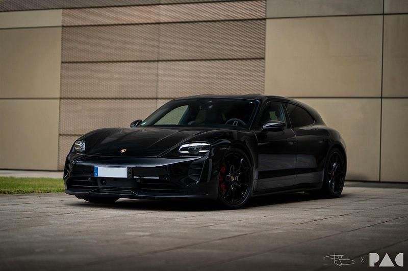 Schwarz Gebraucht 2023 Porsche Taycan GTS Sport Turismo Limousine | 87.500 € (Fairer Preis) - Bild 1/4