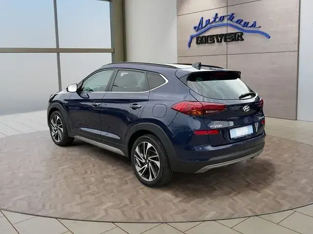 Gebraucht Hyundai Tucson Premium 177 PS (130 kW) 2019 Blau SUV