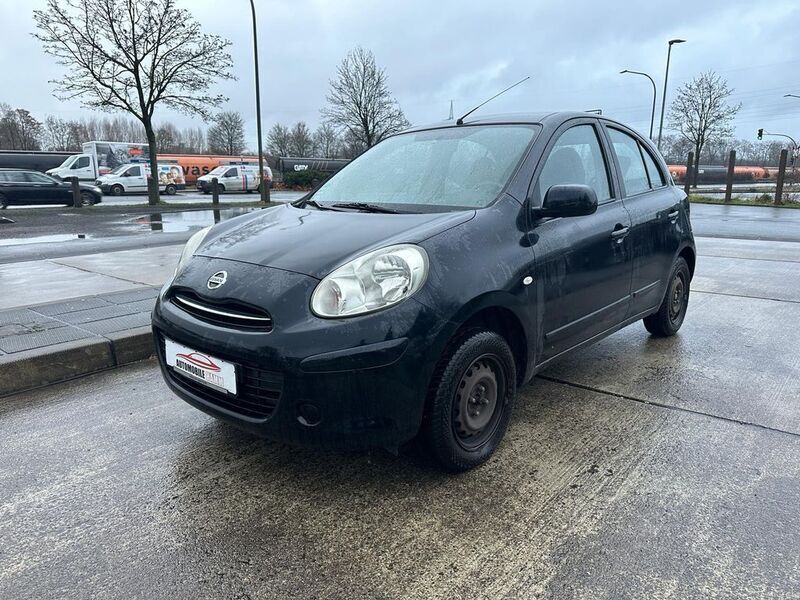 Schwarz Gebraucht 2011 Nissan Micra Acenta Kleinwagen | 4.440 € (Fairer Preis) - Bild 1/4