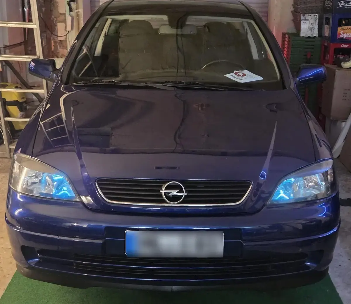 Gebraucht Opel Astra 103 PS (75 kW) 2003 Blau Coupé