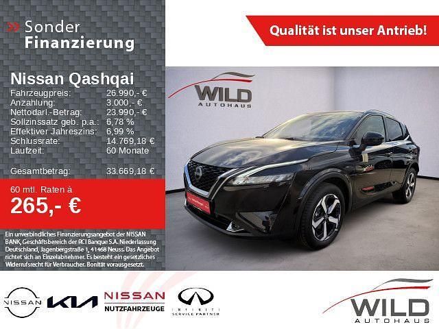 Schwarz Gebraucht 2023 Nissan Qashqai 360º SUV | 26.990 € (Etwas zu teuer) - Bild 1/4