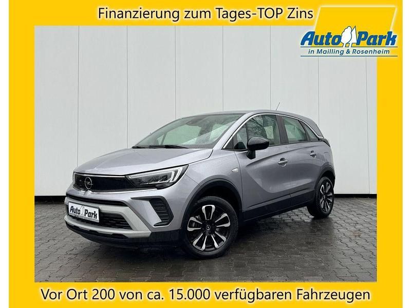 Kristall silber metallic (metallic) Gebraucht 2022 Opel Crossland X Elegance SUV | 19.377 € (Fairer Preis) - Bild 1/3