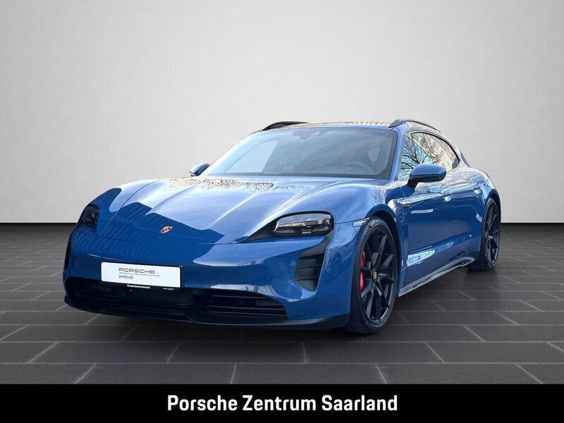 Neptunblau Gebraucht 2023 Porsche Taycan Limousine | 86.850 € (Superpreis) - Bild 1/4