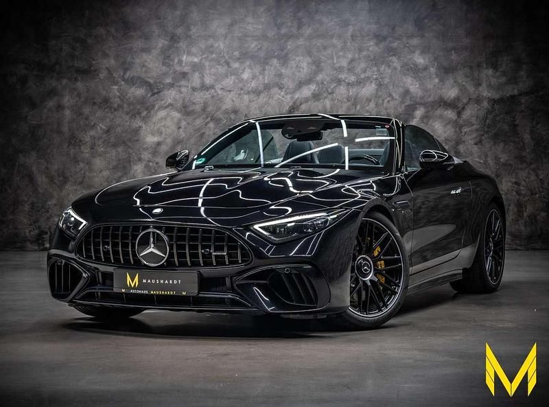 Gebraucht Mercedes SL63 AMG AMG 585 PS (430 kW) 2024 Obsidianschwarz metallic Cabrio