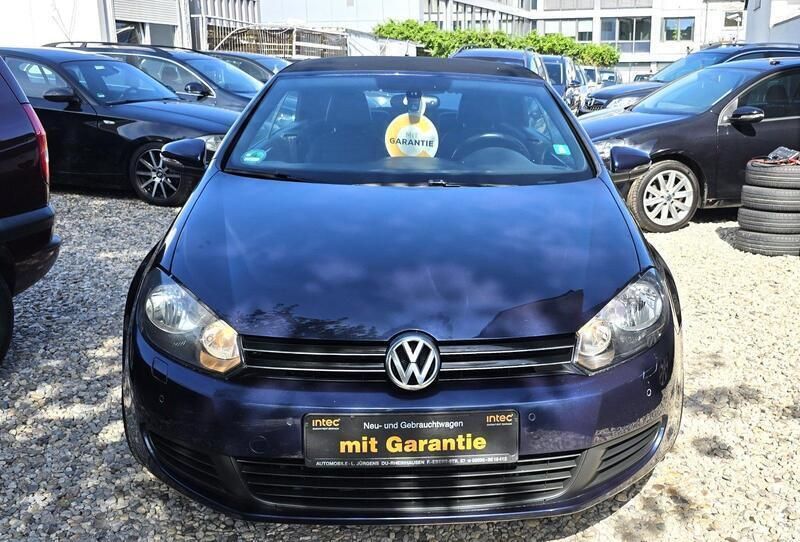 Night blue metallic Gebraucht 2013 VW Golf Cabriolet Basis Cabrio | 7.500 € (Fairer Preis) - Bild 1/4