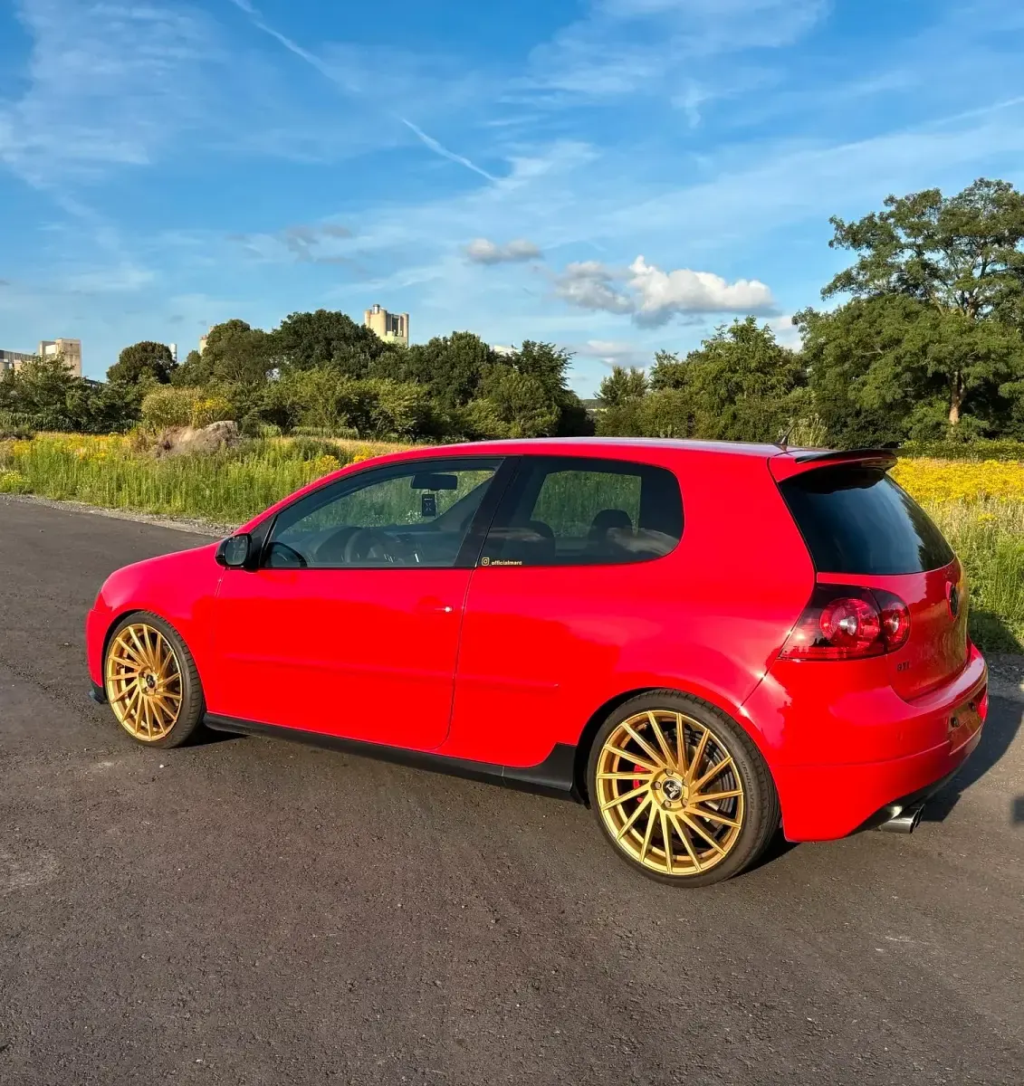 Gebraucht VW Golf GTI 200 PS (147 kW) 2007 Rot Coupé