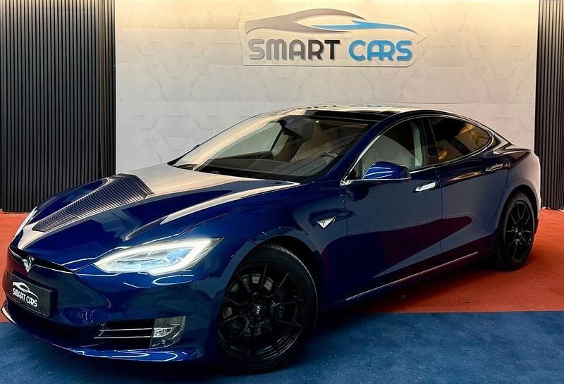 Blau Gebraucht 2016 Tesla Model S Limousine | 22.690 € (Guter Preis) - Bild 1/4