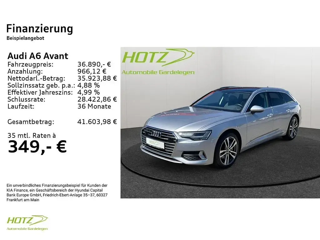 Brugt Audi A6 Sport 265 HK (194 kW) 2023 Sølv Stationcar