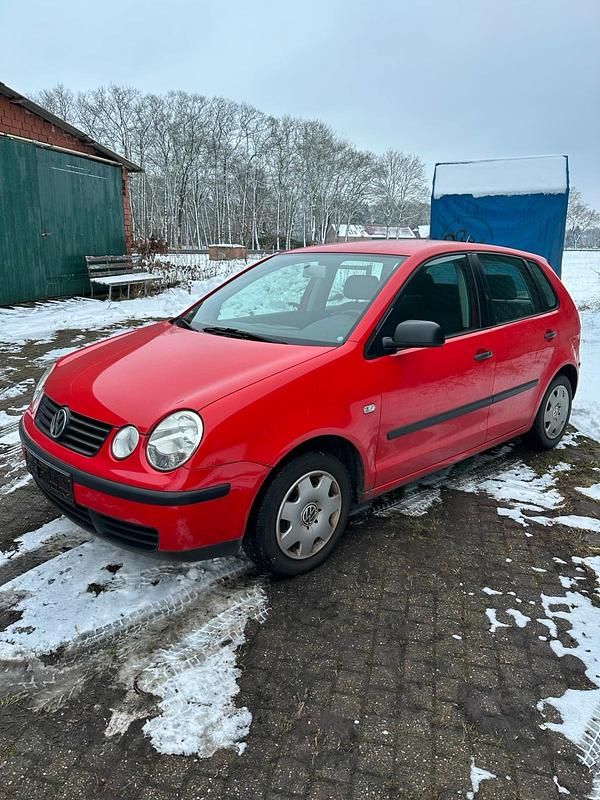 Rot Gebraucht 2003 VW Polo Kleinwagen | 449 € (Guter Preis) - Bild 1/4