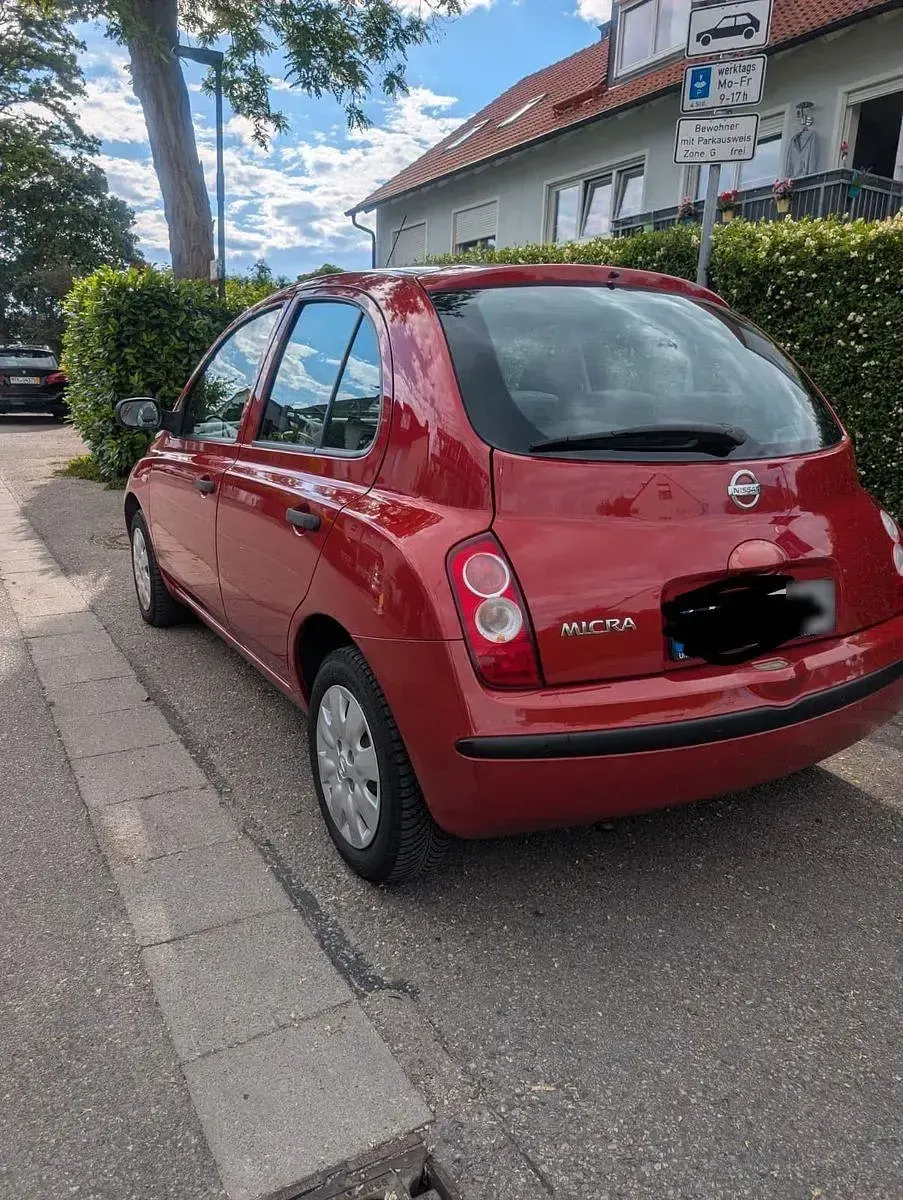Gebraucht Nissan Micra 80 PS (58 kW) 2006 Rot Kleinwagen