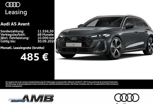Neu Audi A5 S-Line 204 PS (150 kW) 2026 Daytonagrau perleffekt Kombi