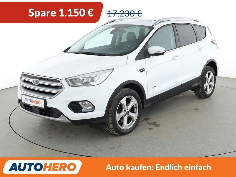 Gebraucht Ford Kuga Titanium 179 PS (131 kW) 2018 Weiß SUV