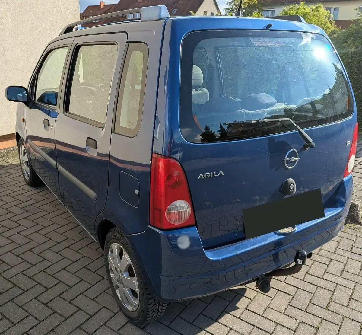 Gebraucht Opel Agila 75 PS (55 kW) 2003 Blau Van / Kleinbus
