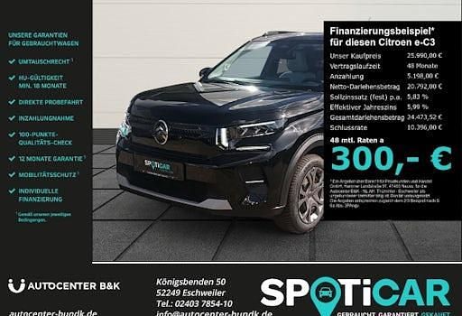 Gebraucht Citroën e-C3 83 kW (113 PS) 2025 Schwarz Limousine