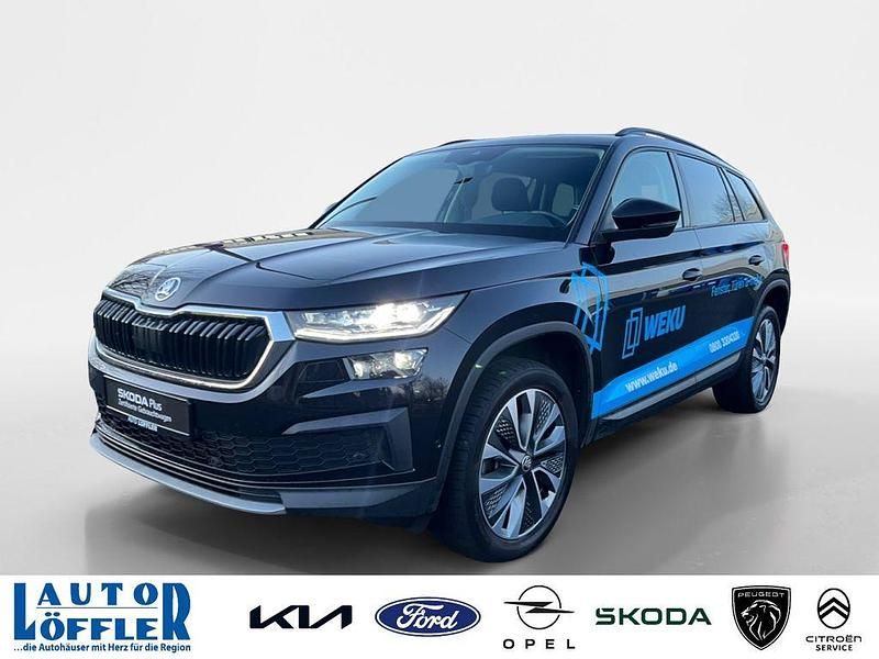 Schwarz Gebraucht 2022 Skoda Kodiaq Tour SUV | 28.740 € (Guter Preis) - Bild 1/4