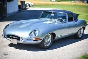 Gebraucht Jaguar E-Type 269 PS (197 kW) 1963 Opalecent blue metallic Cabrio