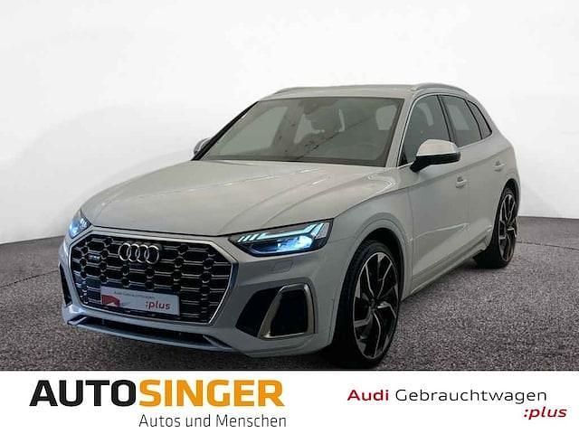 Gletscherweiß metallic Gebraucht 2021 Audi SQ5 Design SUV | 43.980 € (Guter Preis) - Bild 1/4