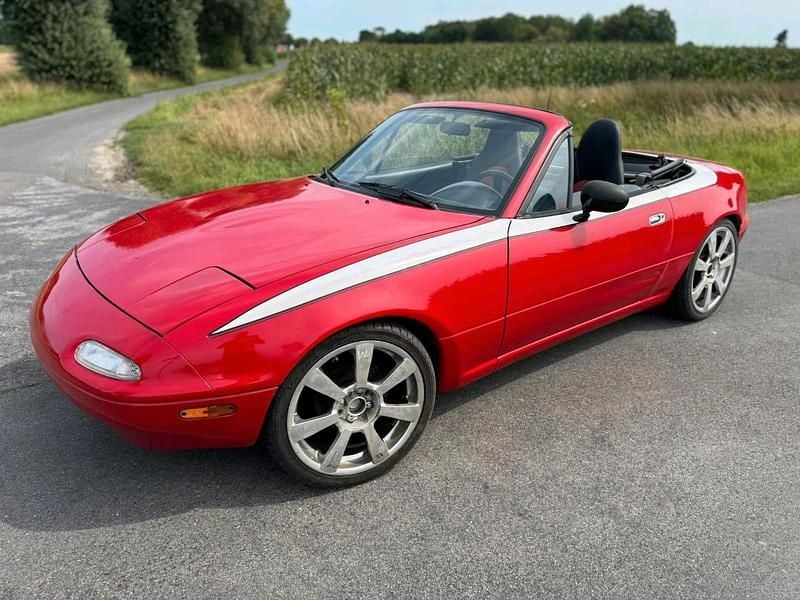 Rot Gebraucht 1990 Mazda MX5 Cabrio | 4.450 € - Bild 1/4