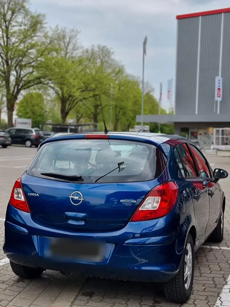 Gebraucht Opel Corsa Eco 60 PS (44 kW) 2009 Blau Kleinwagen