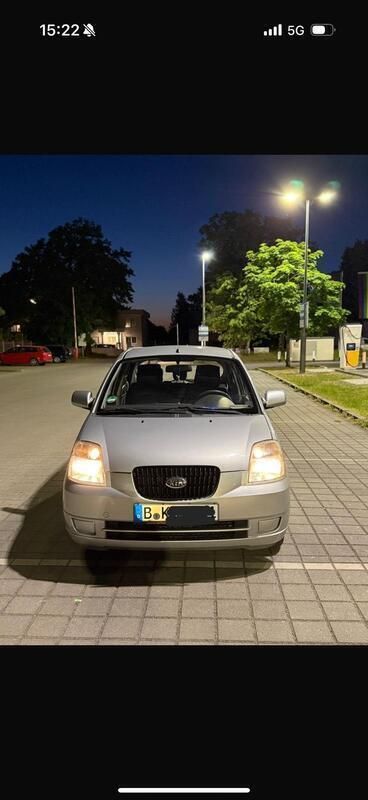 Grau Gebraucht 2007 Kia Picanto 2 Kleinwagen | 1.700 € - Bild 1/4