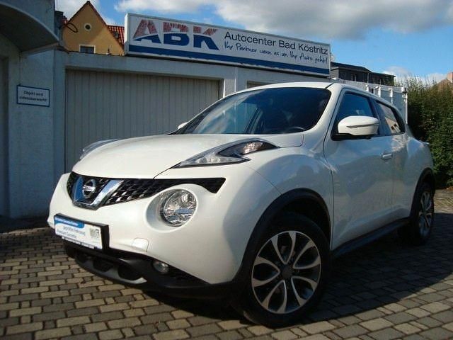 Weiß Gebraucht 2014 Nissan Juke Tekna SUV | 7.990 € (Fairer Preis) - Bild 1/4