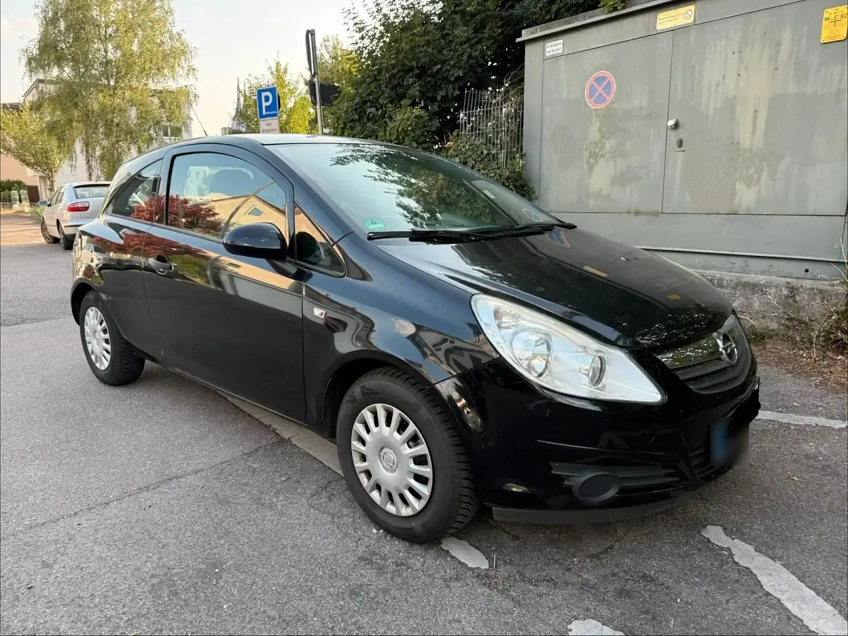 Gebraucht Opel Corsa 60 PS (44 kW) 2009 Schwarz Kleinwagen