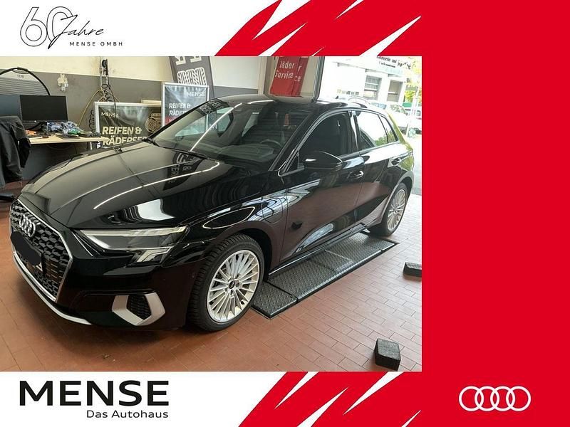 Schwarz Gebraucht 2022 Audi A3 Sportback e-tron Advanced Plus Limousine | 24.884 € (Superpreis) - Bild 1/4