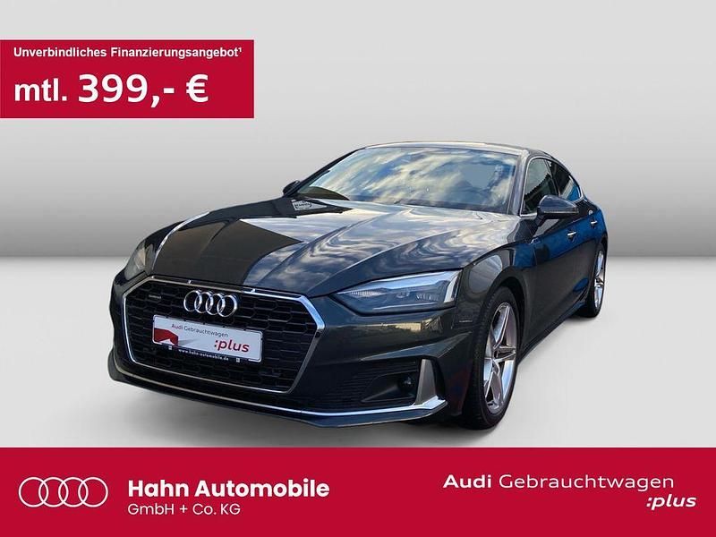 Grau Gebraucht 2021 Audi A5 Sportback Advanced Plus Kleinwagen | 32.350 € (Fairer Preis) - Bild 1/3