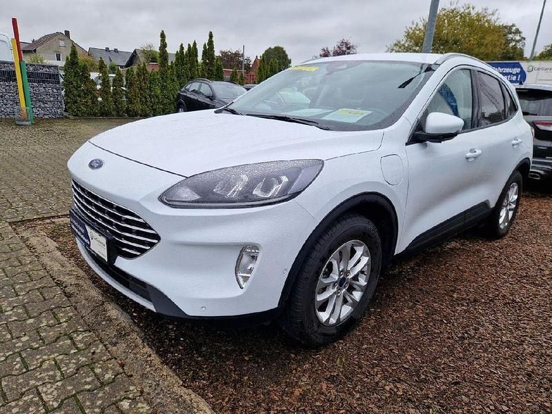 Frostweiß Gebraucht 2021 Ford Kuga Titanium SUV | 25.685 € (Fairer Preis) - Bild 1/4